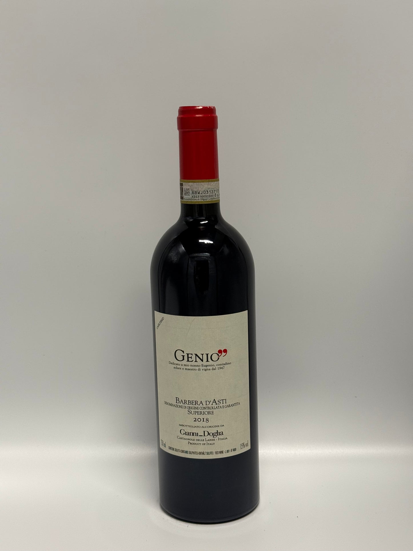 Genio Barbera D’Asti Superiore / 100% Barbera